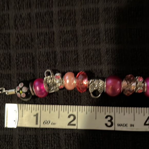 ** 3/$21 **  Mix Match Shop till You Drop Handmade Bracelet - Picture 5 of 6